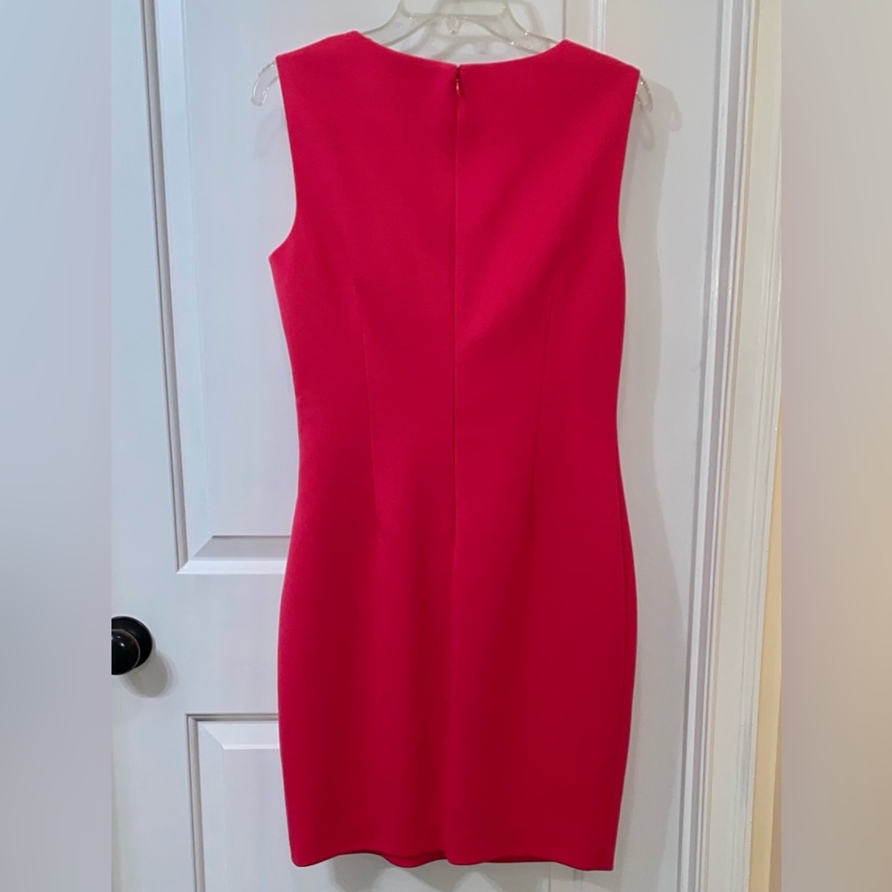 Tahari Bold Raspberry Red Dress - Picture 4 of 11